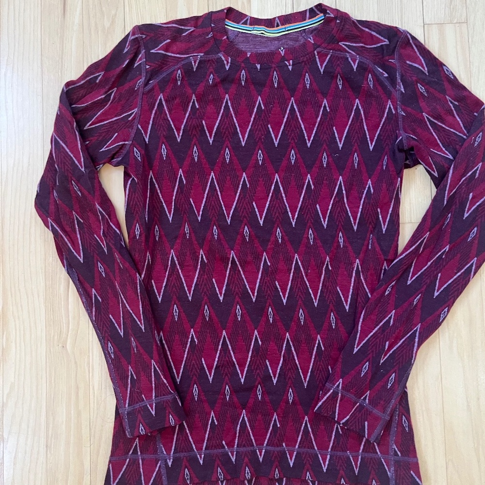 Smartwool 100% Merino Wool Baselayer- size medium